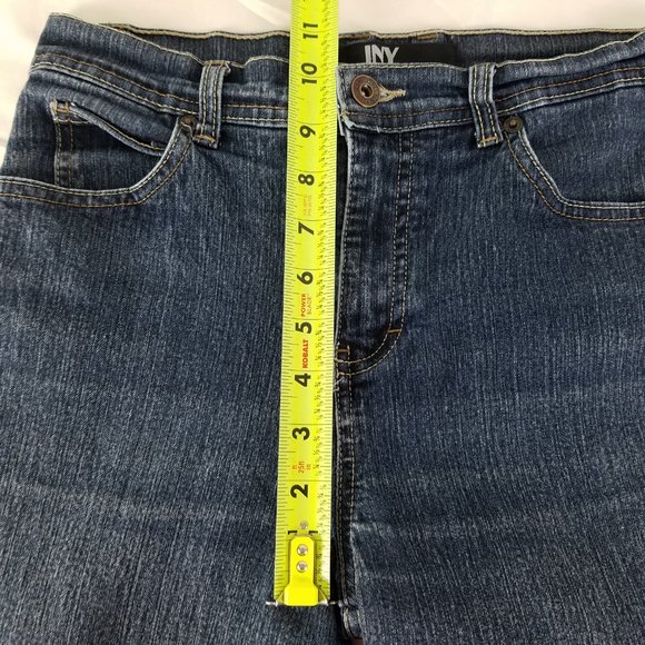 JNY Jeans Womens Size 4 High Rise Skinny Leg Medium Wash‎ Blue Denim W26 x L28.5 - Picture 4 of 13